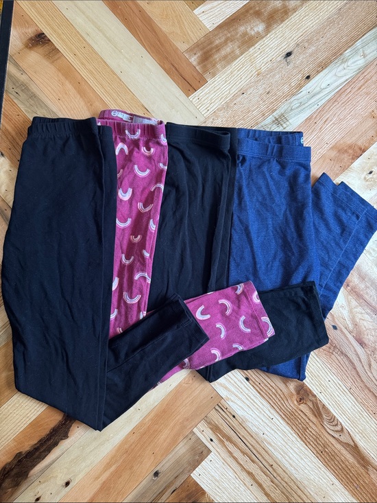 Other - Kids Stretch Leggings 4-Pack in Black, Pink and Blue